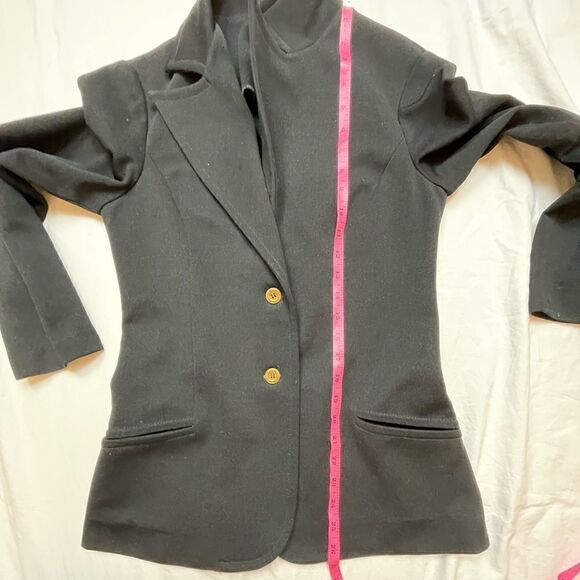 𝅺vintage Bodin Knits Black Blazer - EUC - Picture 11 of 11